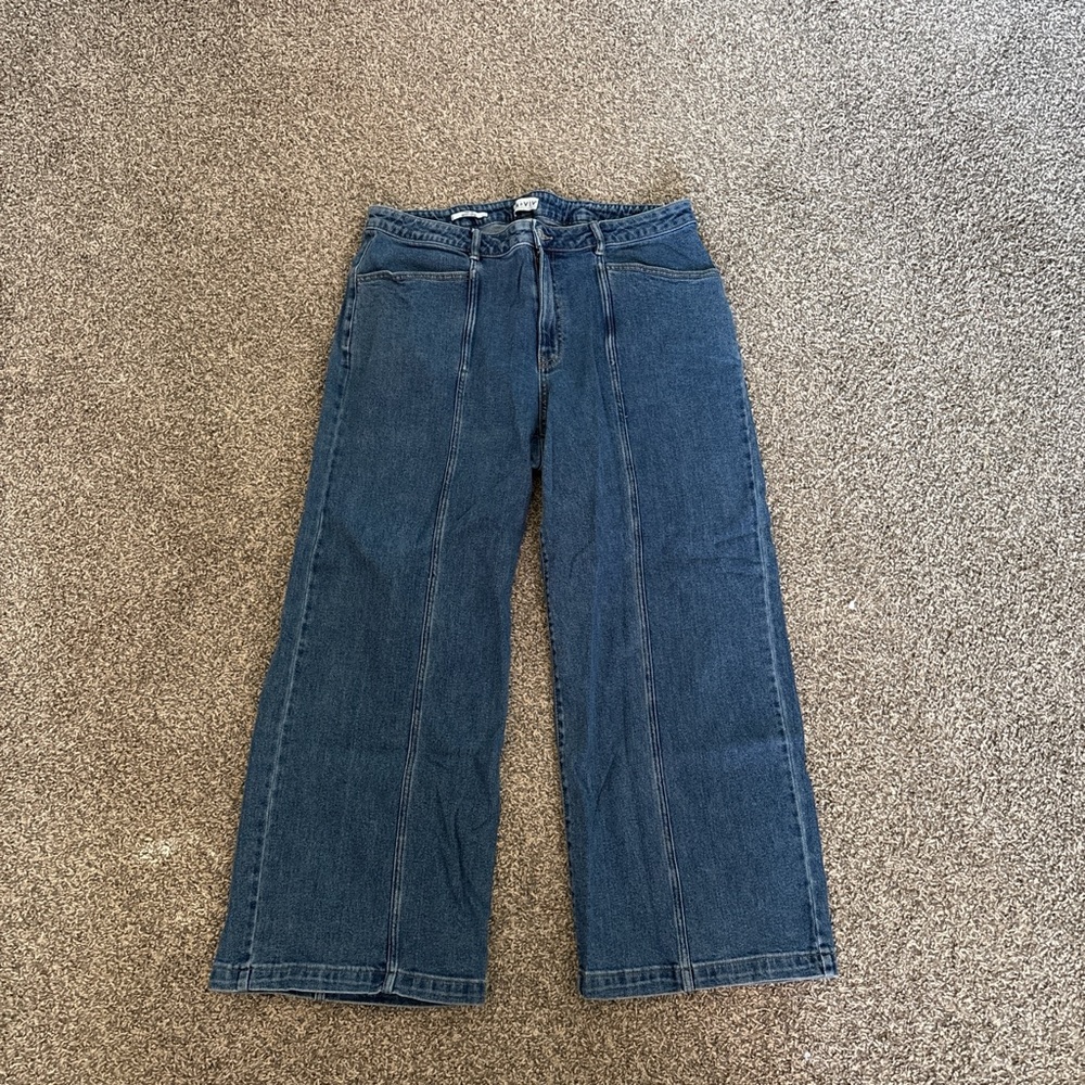 Ava & Viv Dark Blue Flare Jeans